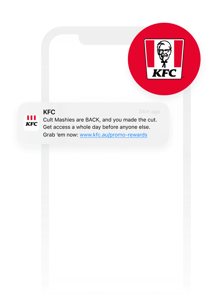 How KFC Australia Optimized SMS to Increase Purchases by 3X