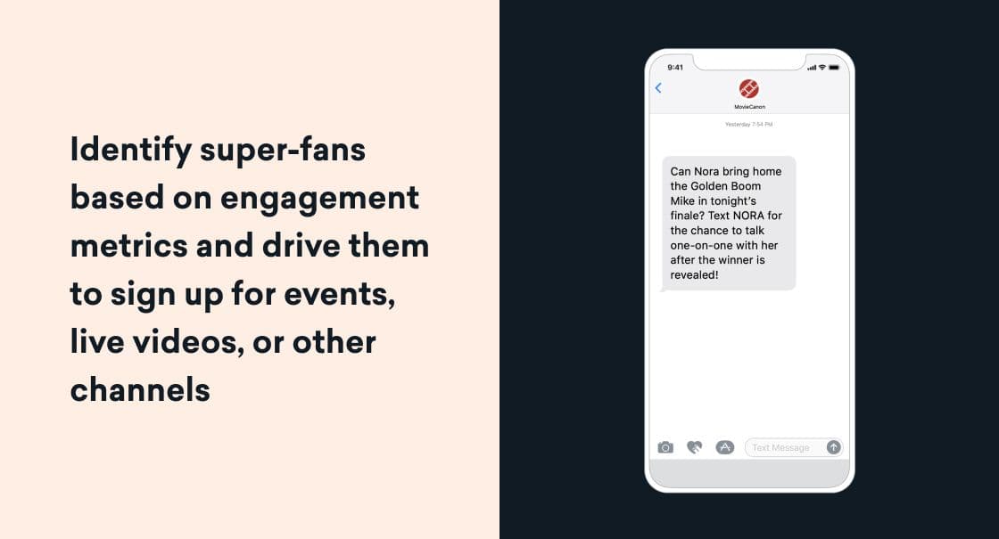 Looking beyond open rates and digging into SMS marketing metrics like click-through rates and conversions will offer a picture of which customers are your brand super-fans and shed light on other key segments.