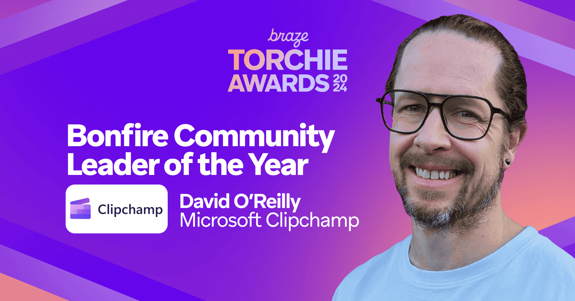 david o'reilly is the leader of the year for the bonfire community