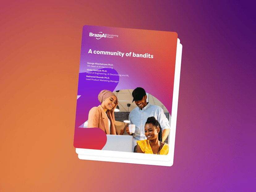 a book titled a community of bandits shows a man and two women looking at a laptop