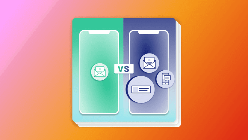 single channel vs
Cross-Channel Customer Engagement