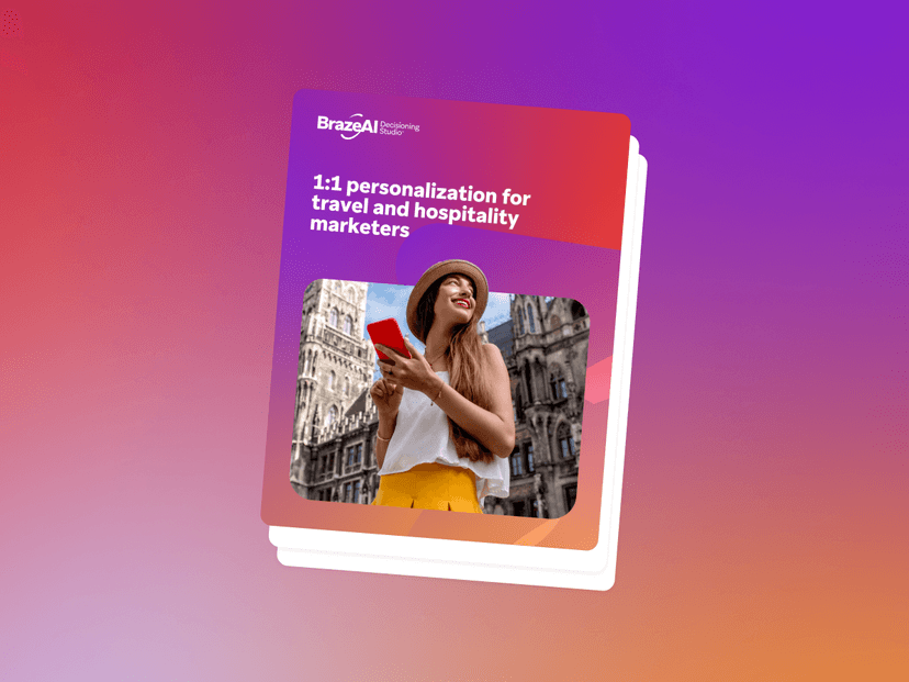 a book titled 1 : 1 personalization for travel and hospitality marketers