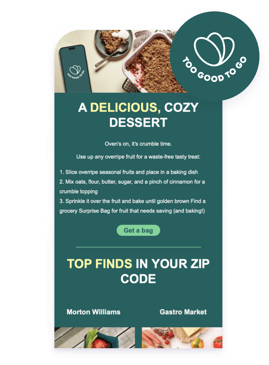 Too Good To Go améliore le ROI de ses campagnes en misant sur la personnalisation à grande échelle