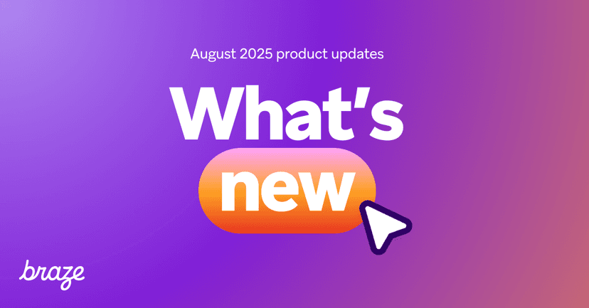 an advertisement for braze that says what 's new