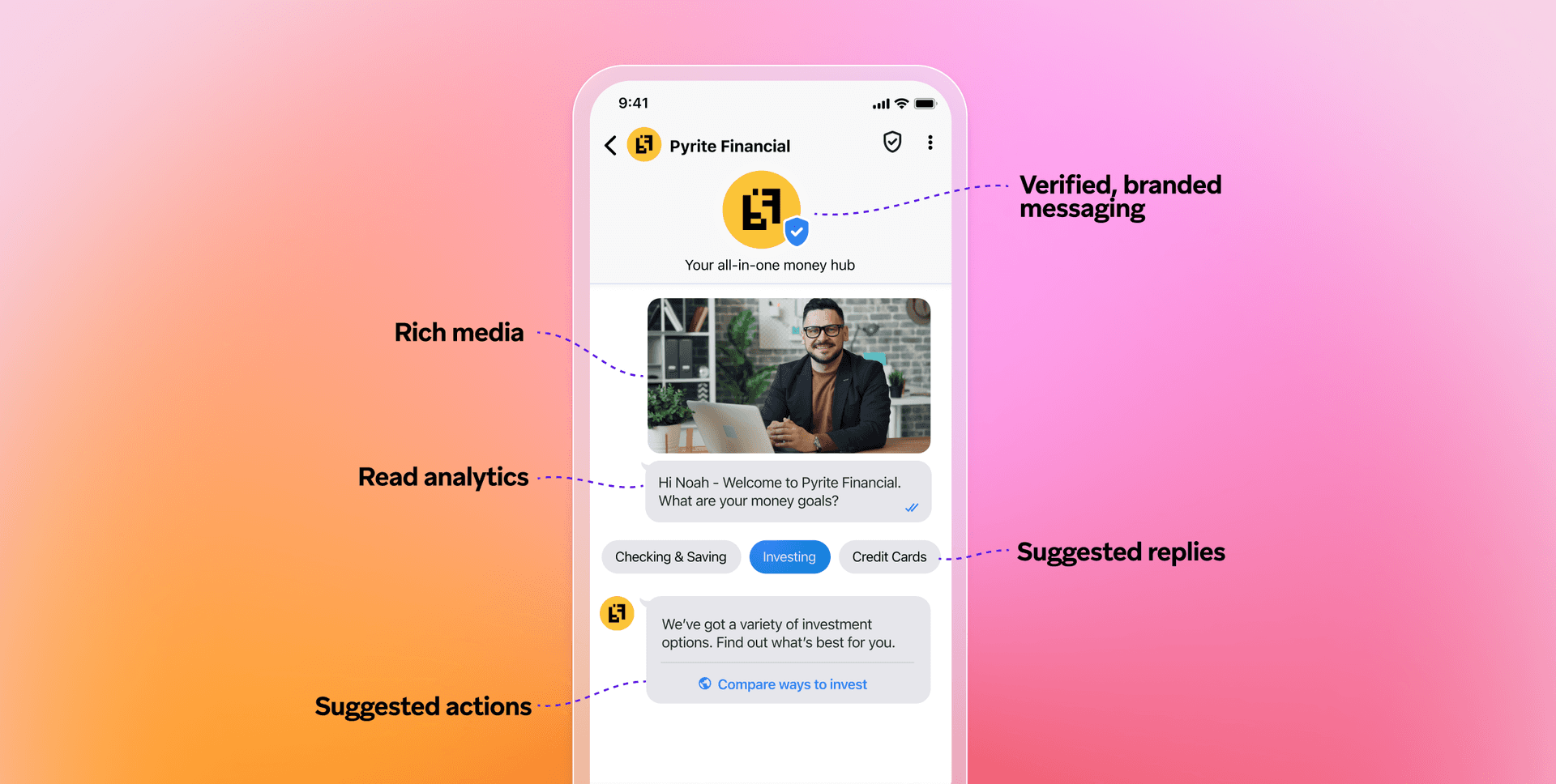 a screenshot of a financial app called pyrite financial