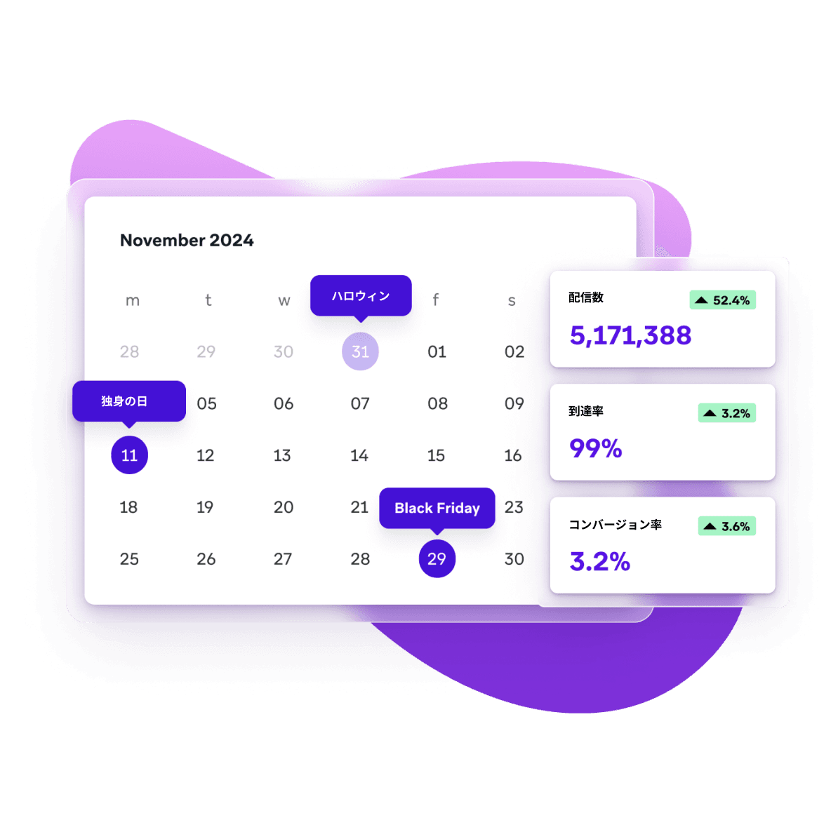 a calendar for the month of november 2024