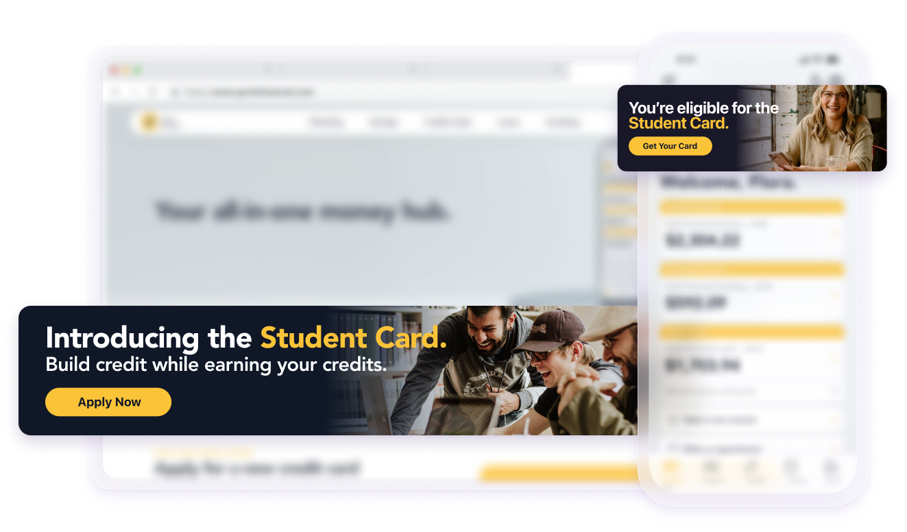 An example Banner rendered on a device.