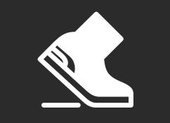 A running shoe icon.