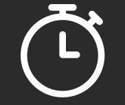 A stopwatch icon.