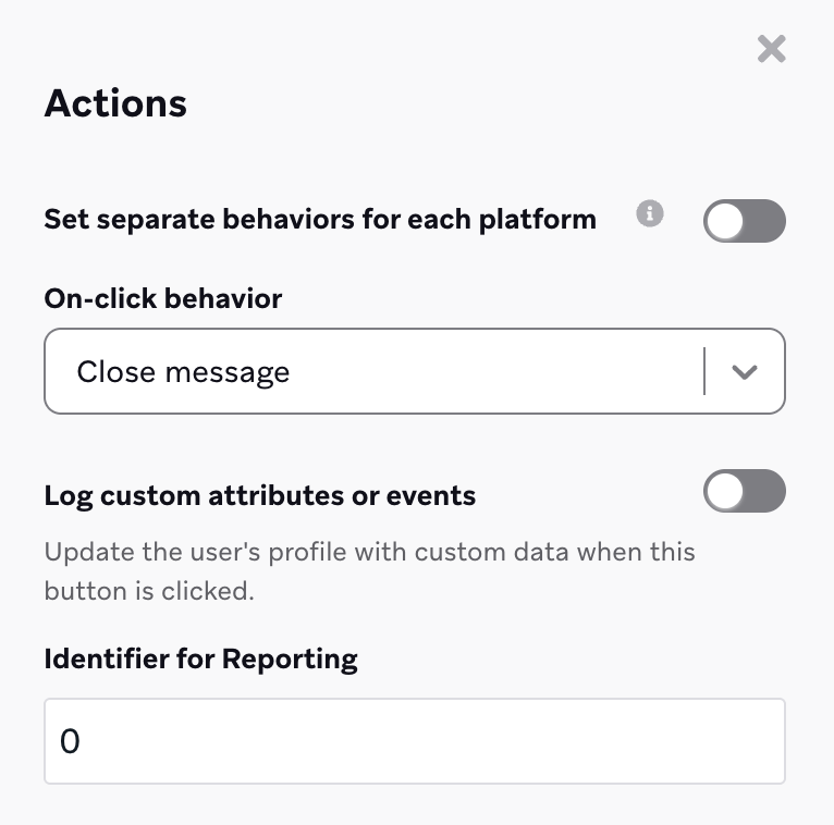 The "Identifier for Reporting" field with a value of "0".