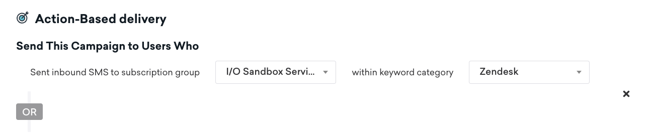 The "Schedule Delivery" page for the first webhook campaign.