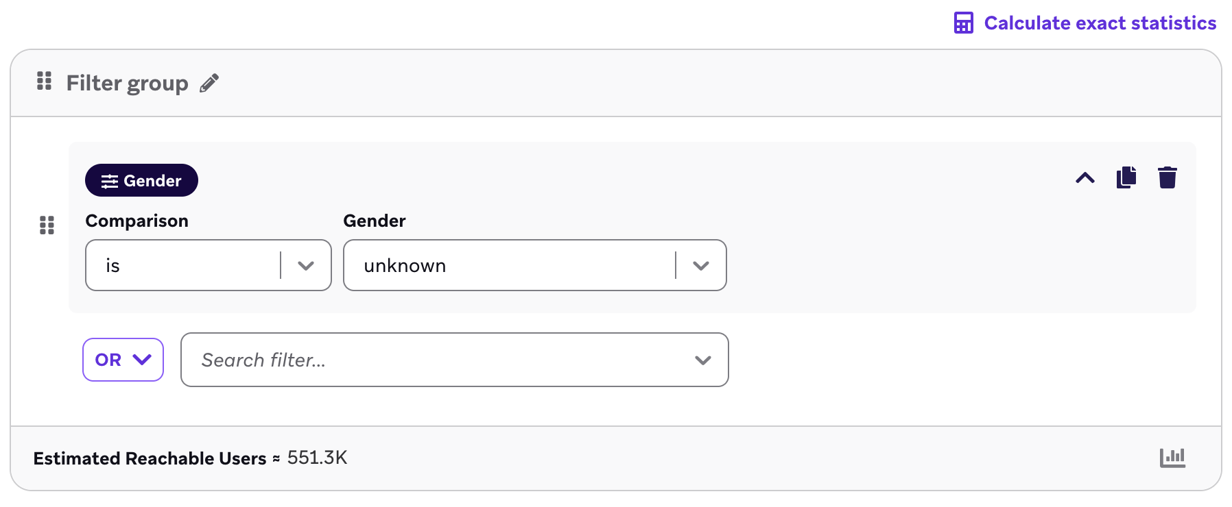 The "Reachable users" side panel.