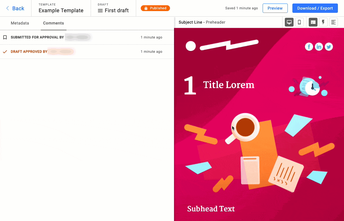 Modèle d’exportation de Dyspatch