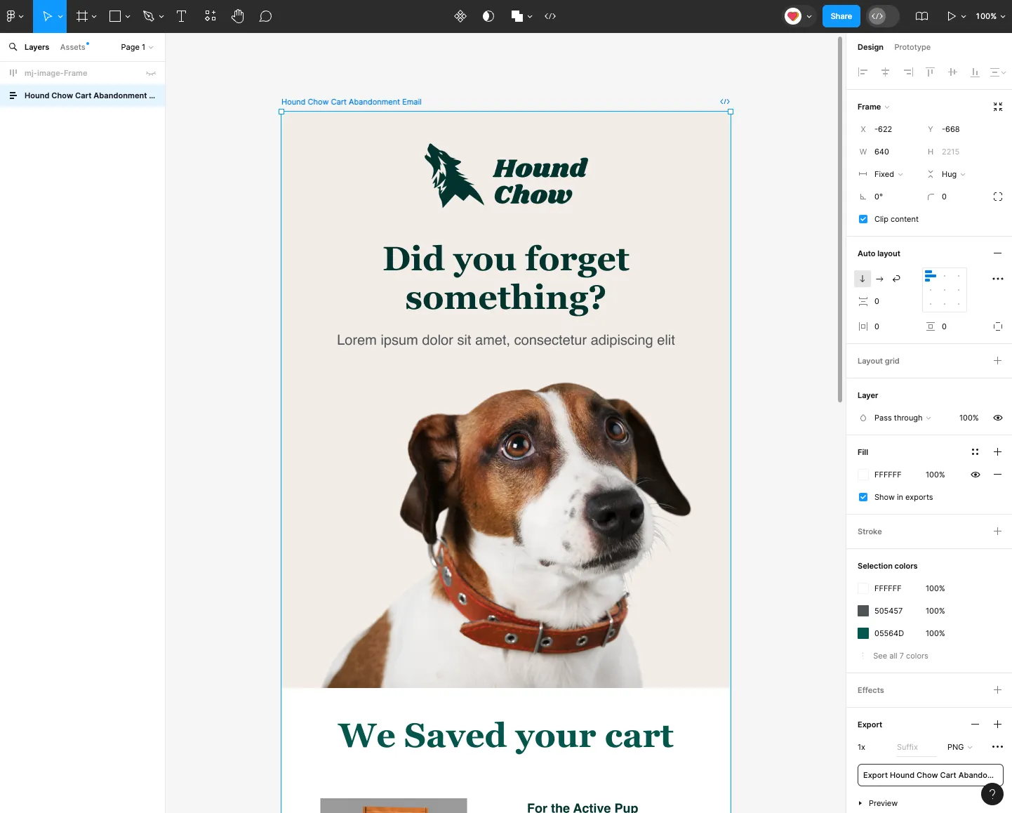 Personnalisez les composants dans Figma.