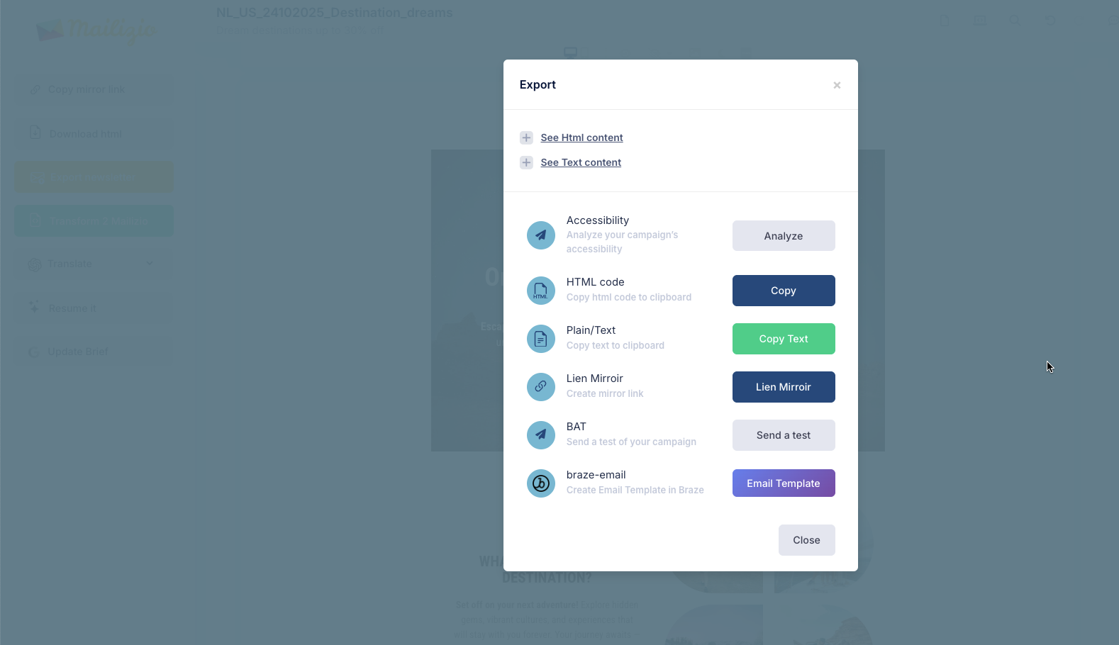 capture d'écran de la fenêtre modale/boîte de dialogue, etc.