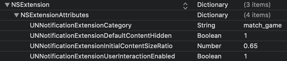 Options de bouton de notification dans les paramètres de l’éditeur de messages push.