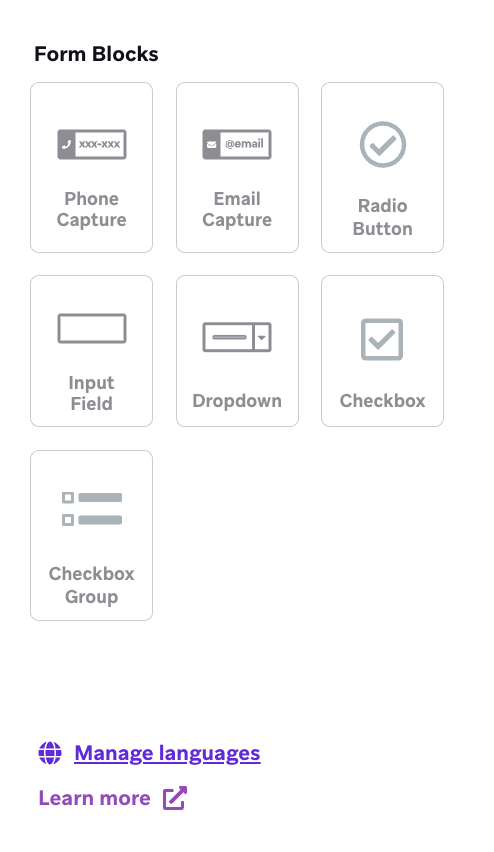 アプリ内ドラッグアンドドロップメッセージ用の多言語設定s。