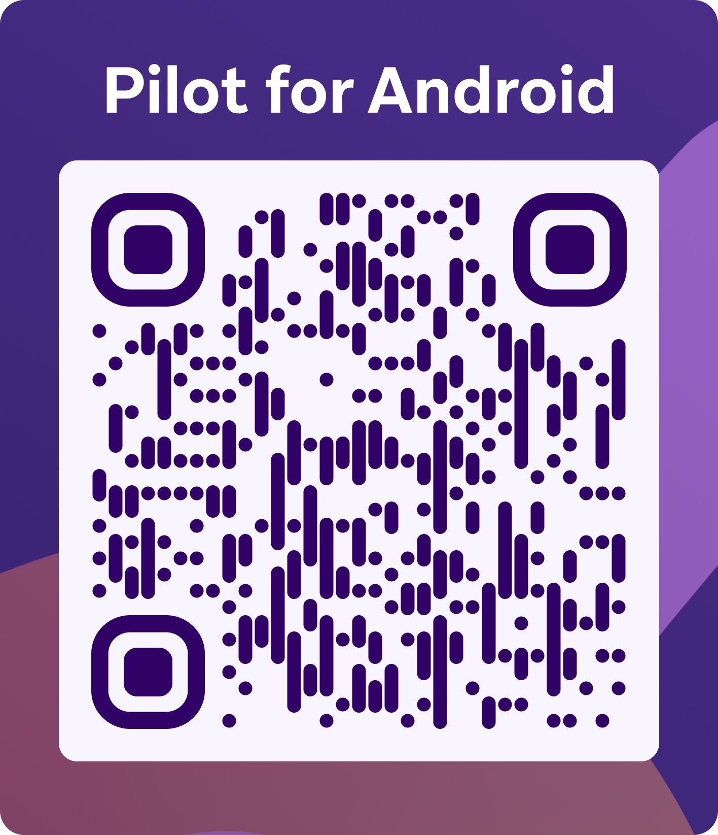 Android용 QR 코드.