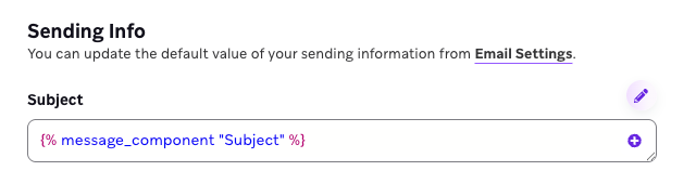 제목, 본문 헤더, 본문 콘텐츠 및 기본 CTA와 같은 콘텐츠 구성 요소를 추가하고 구성하는 옵션입니다. 각 컴포넌트에는 다양한 배리언트를 입력할 수 있는 필드가 있습니다.