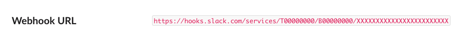 Copiar URL do webhook